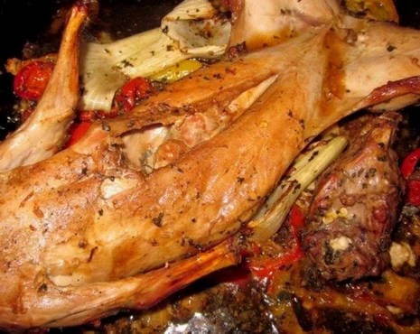 Rabbit baked in a sleeve in the oven - 5 recipes with photos step by step