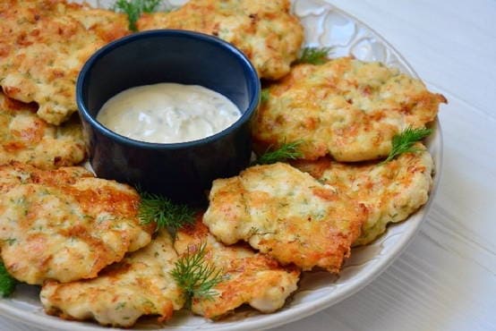 Chopped chicken breast cutlets with mayonnaise