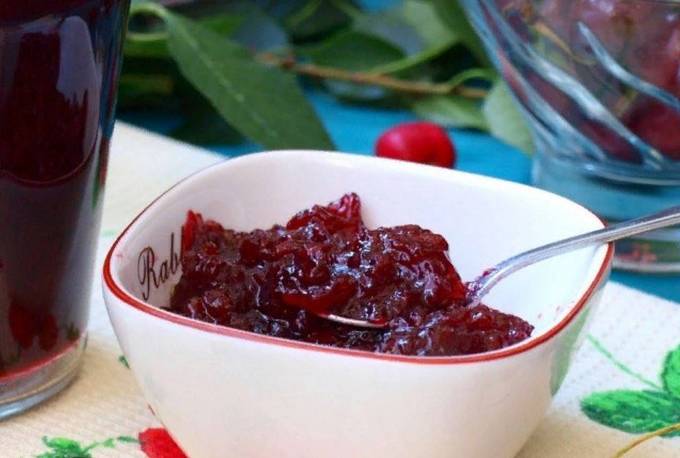 Cherry Jam with Agar Agar