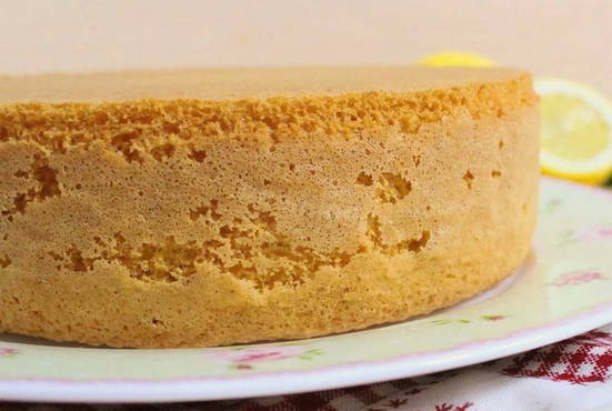 Sponge cake for kefir cake