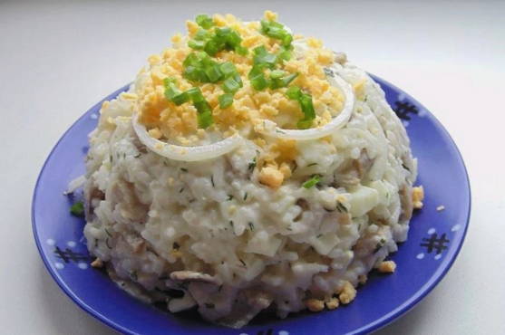 Salade de Champignons et Riz