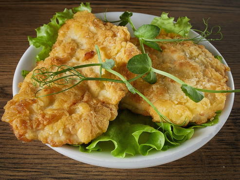 Côtelettes de poulet au four sans fromage