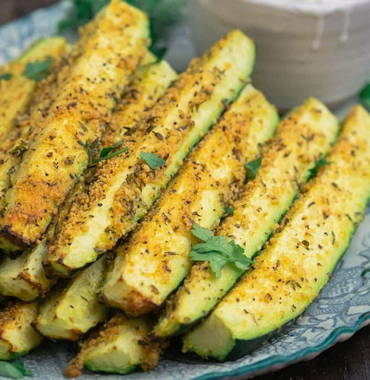 Zucchini in the oven wedges