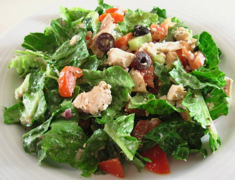 Greek chicken salad