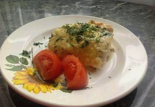 Julienne on a baking sheet