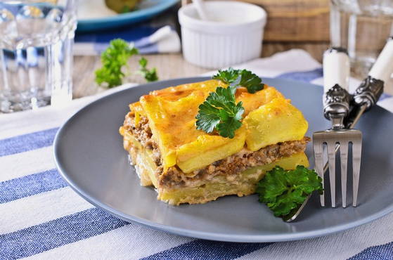 Casserole de pommes de terre au poulet