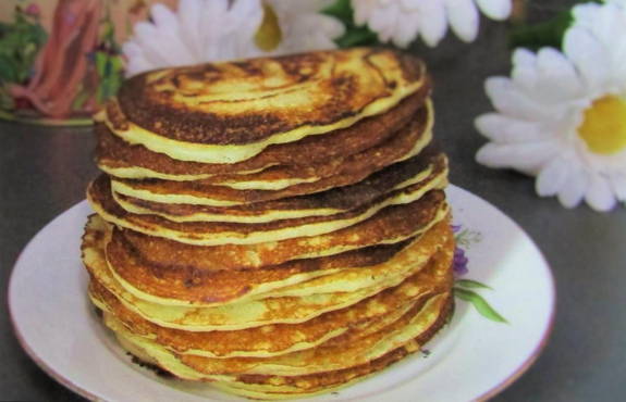 Pancakes without flour