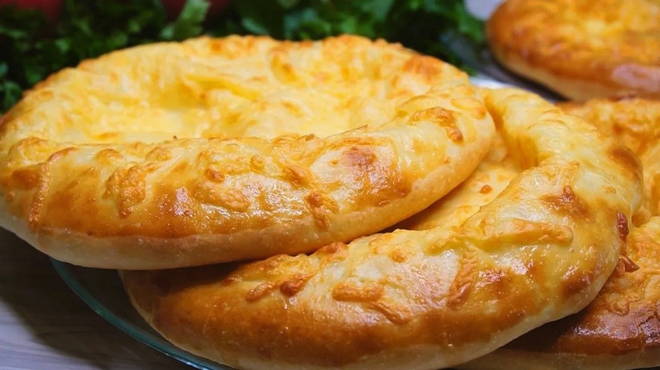 Khachapuri in the microwave