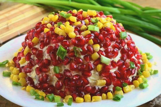 Salade de boeuf et grenade