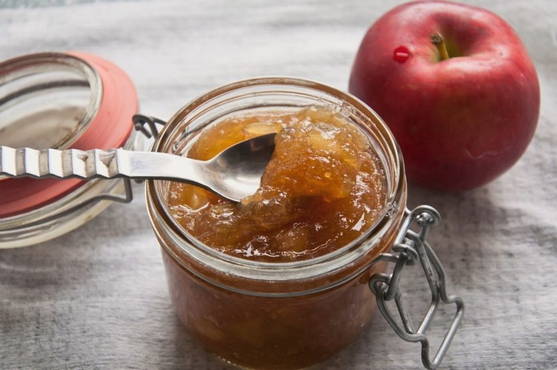 Confiture de pommes à la gélatine