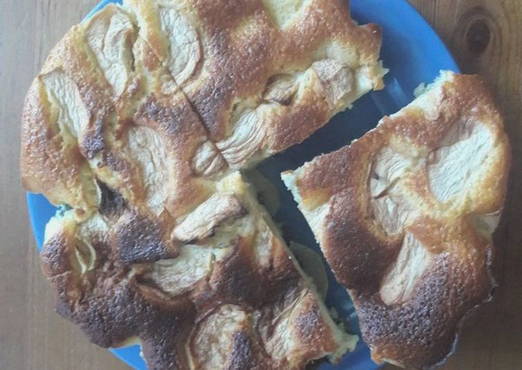 Tarte à l'oseille et aux pommes