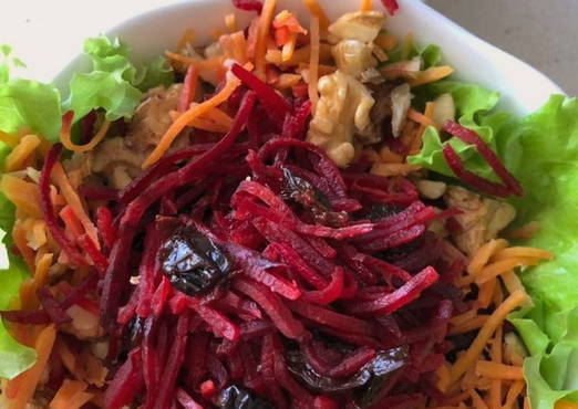 Beetroot and carrot salad