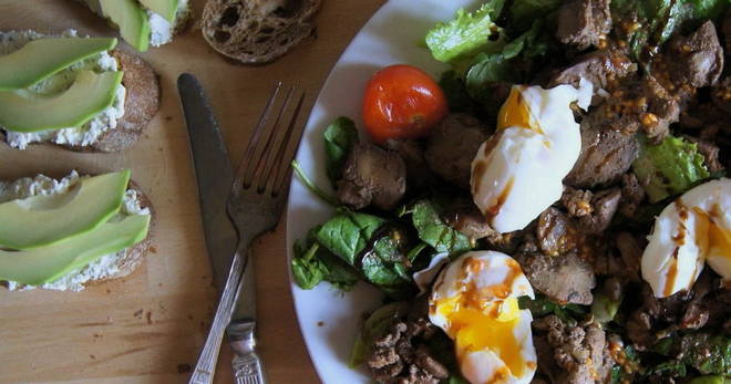 Liver and Egg Salad