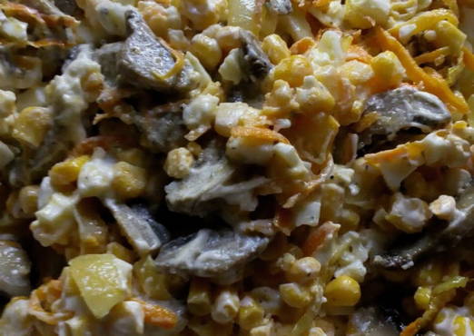 Mushroom and Corn Salad