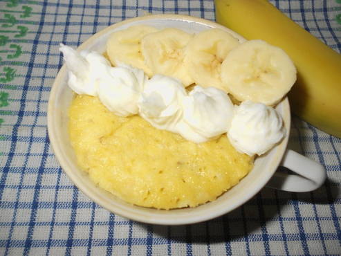 Muffin à la banane au micro-ondes