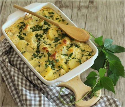 Casserole de chou-fleur aux pommes de terre