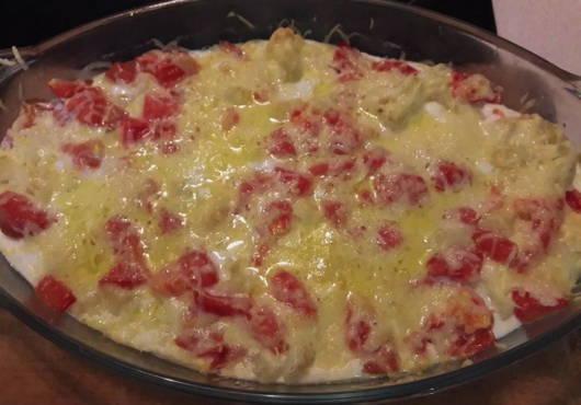 Casserole de chou-fleur aux tomates