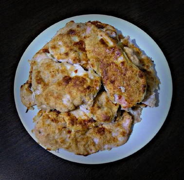 Côtelette de filet de poulet au four