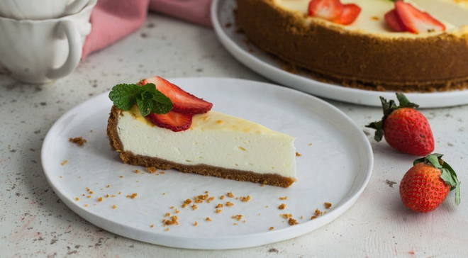 Mascarpone cheesecake