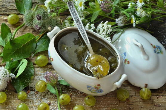 Confiture de groseille émeraude