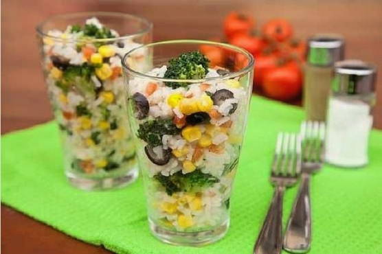 Broccoli and corn salad