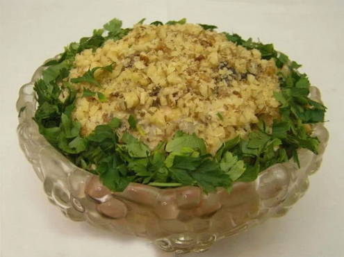 Mushroom and Prune Salad