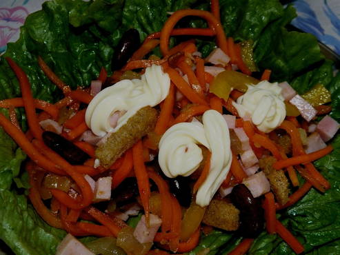 Salade PP aux haricots