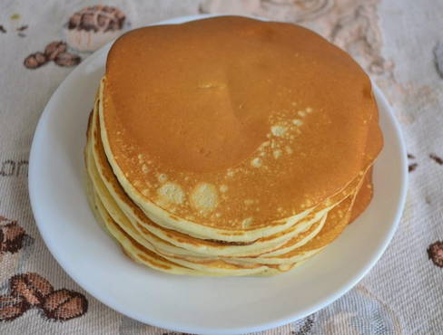 Pancakes without mixer