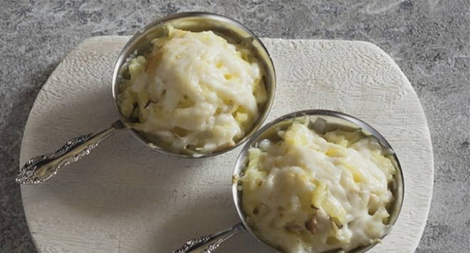 Julienne with potatoes