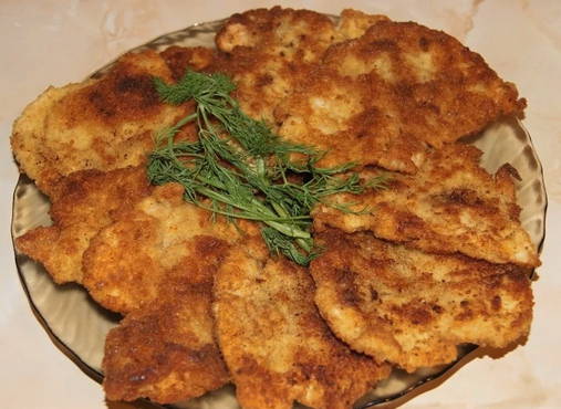 Chicken chops without batter