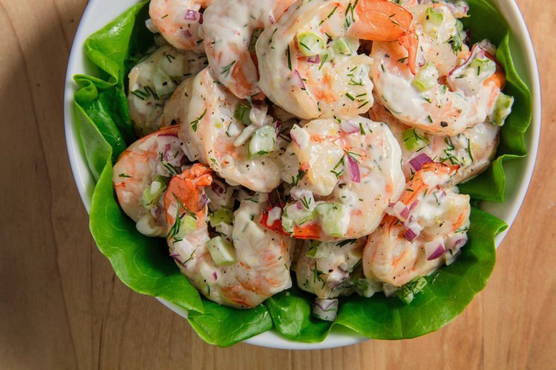 Shrimp salad light