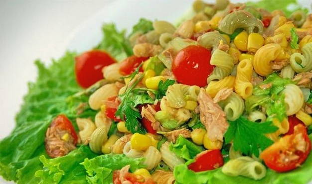 Tuna and pasta salad