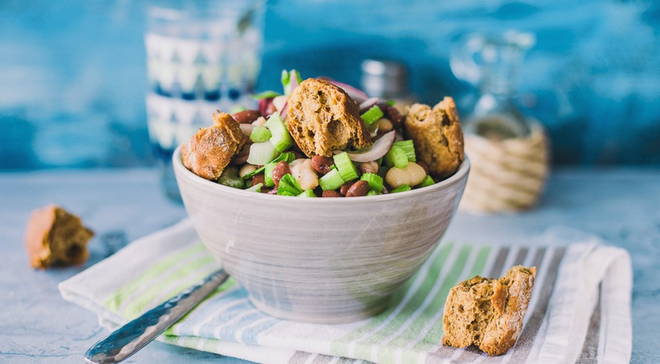 Salade de haricots maigres