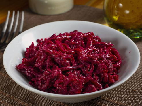 Beetroot salad for children