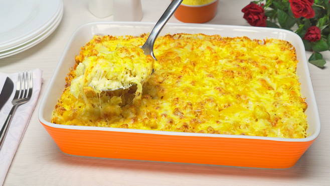 Casserole de pâtes au fromage