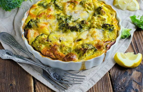 Casserole de brocoli, chou-fleur