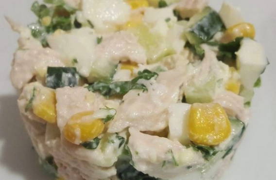 Salade De Poulet Et De Maïs