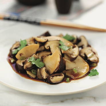 Salade de champignons shiitake