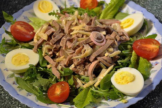 Salade de langue sans mayonnaise