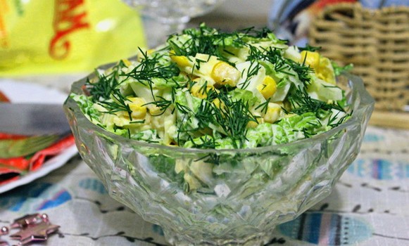 Salade de chou de Pékin et fromage