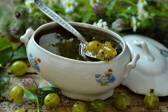 Confiture de groseilles pour l'hiver