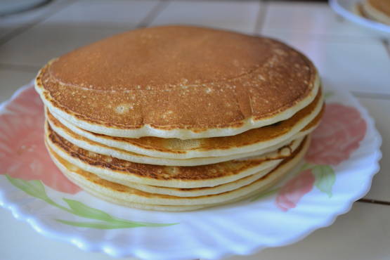 Pancakes with milk