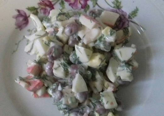 Salade de Fèves de Crabe