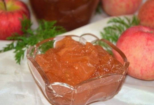 Confiture de pommes, ambre