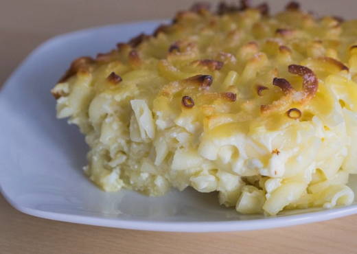 Casserole de pâtes sucrées