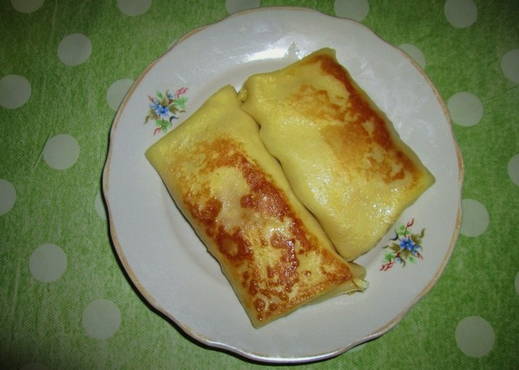 Crêpes fourrées aux carottes