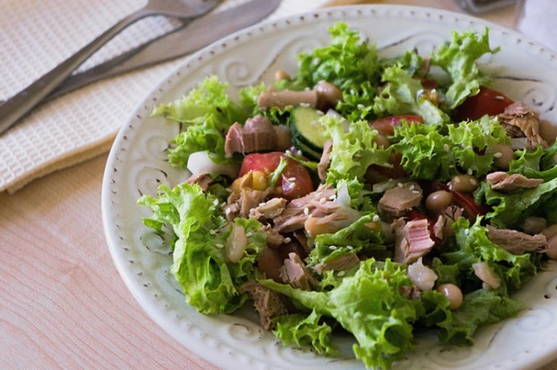 Salade de thon à l'huile