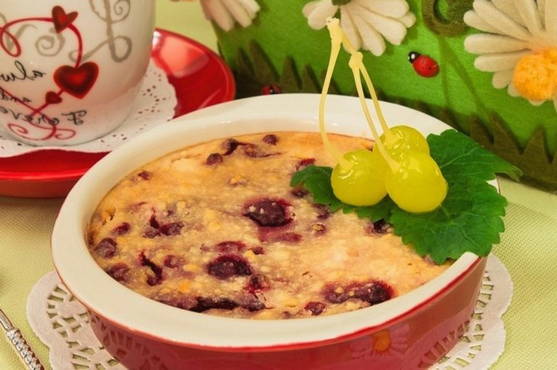 Curd casserole without raisins