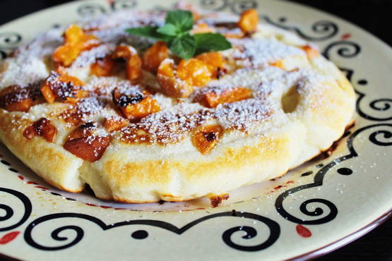 Cottage cheese casserole with pumpkin in a slow cooker