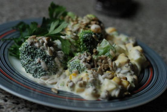 Salade de brocoli à l'ail